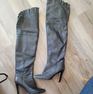 Kelsi Dagger over the knee leather boots 8.5